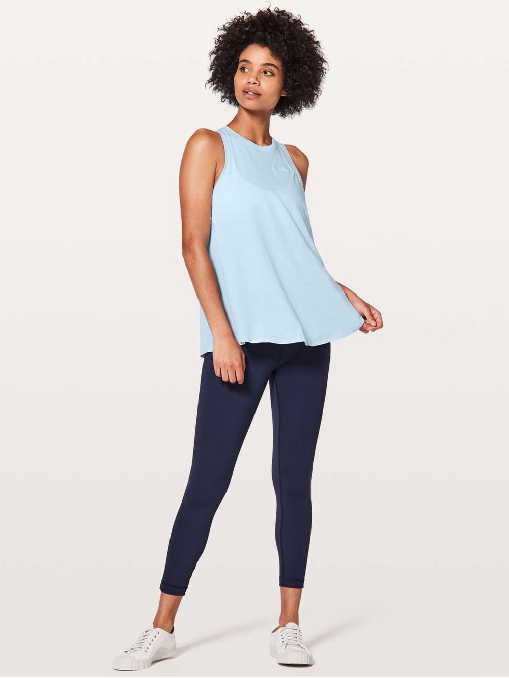 Lululemon Athletica “All Tied Up” Tank Top Light Blue Size 4